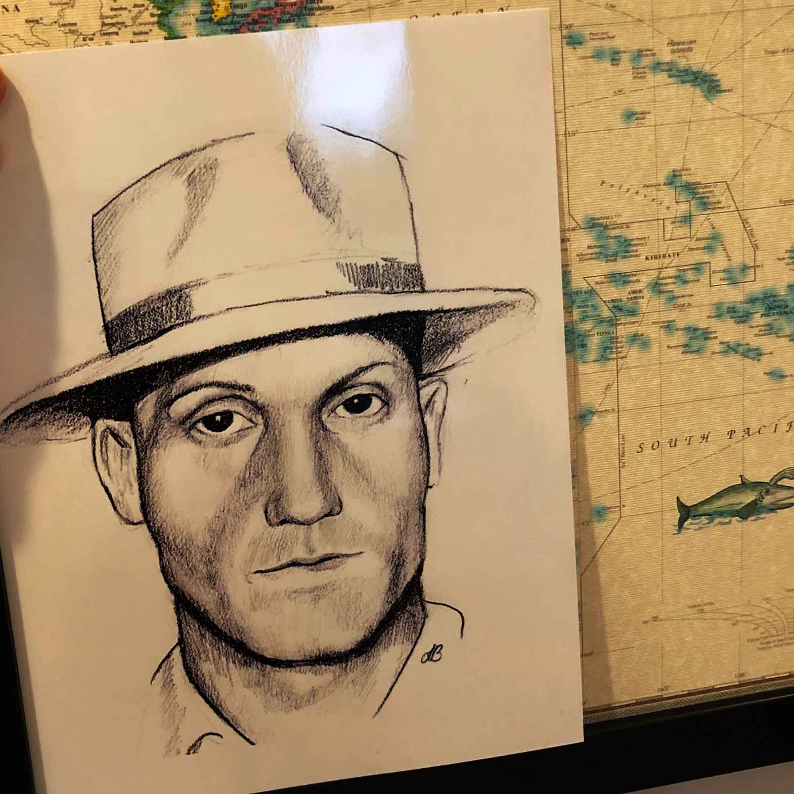 Sketch of man