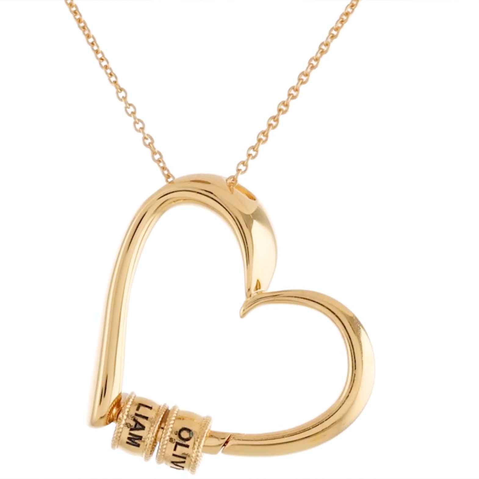 Personalized necklace she keeps on